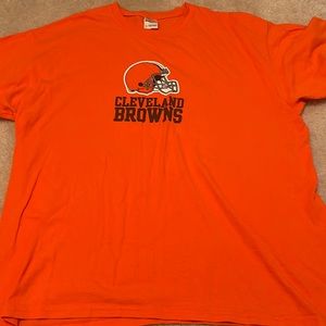 XL ORANGE CLEVELAND BROWNS TEE